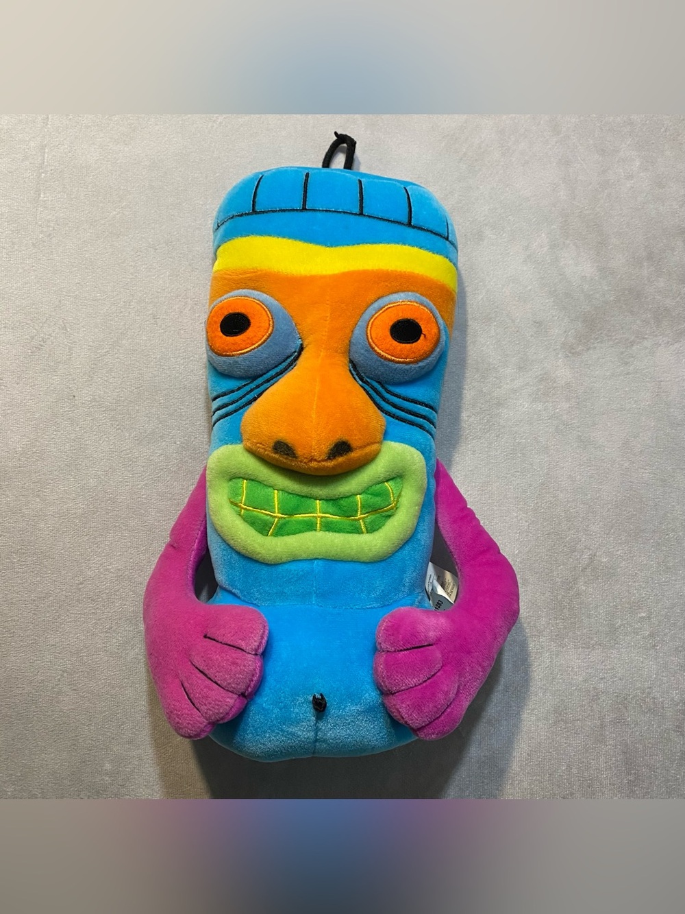 Fiesta Party Hardy Hanging Tiki Doll Stuffed Plush 13.5" Colorful Grinning Toy